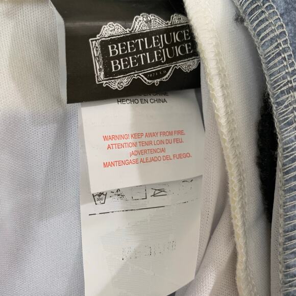 NWOT Beetlejuice Costume Kids sz 6-8 Medium Astrid School Uniform Halloween - Picture 5 of 7